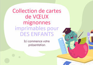 مجموعة بطاقات تهنئة لطيفة قابلة للطباعة للمرحلة الابتدائية