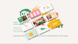 Modèle PPT illustré pour bébé