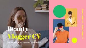 Lebenslauf eines Beauty-Vloggers