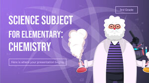 วิชาวิทยาศาสตร์ ชั้นประถม - ป.3 : เคมี