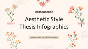 Cottagecore Aesthetic Style Thesis Infographics