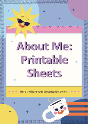 O mnie: Arkusze do wydrukowania