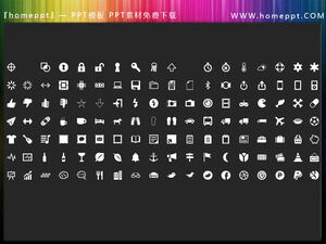 Скачать 124 векторных цветных бизнес-значка PPT