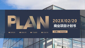 Descargue la plantilla PPT para propuesta de proyecto comercial con antecedentes de edificio de oficinas