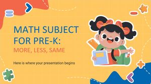 Mathematikfach für die Vorschule: Mehr, weniger, das Gleiche
