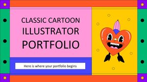 Portfolio klasycznego ilustratora kreskówek