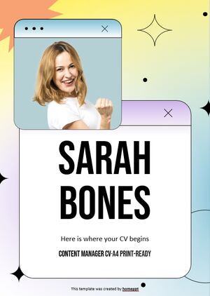 CV ผู้จัดการเนื้อหา