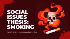 Tesi su questioni sociali: fumo