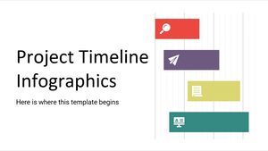 Infografía de la línea de tiempo del proyecto