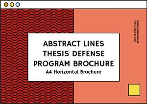 抽象线论文答辩计划手册
