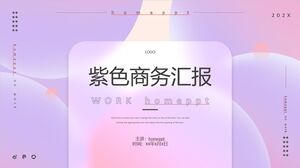 Descărcare șablon PPT pentru raport de afaceri de modă simplă mov