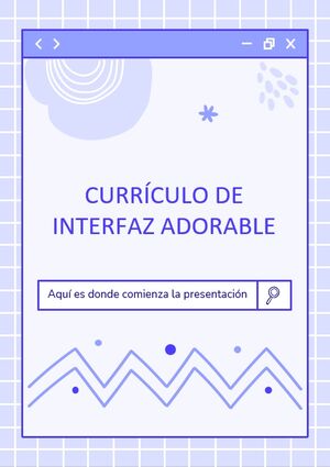 CV อินเทอร์เฟซน่ารัก