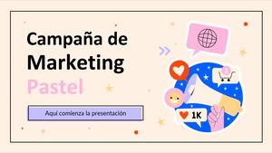 Campagna di marketing pastello