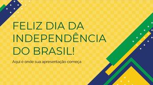 สุขสันต์วันประกาศอิสรภาพของบราซิล!