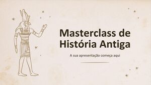 Masterclass sobre História Antiga
