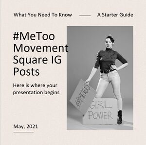 #MeToo Movement Square IG Posturi