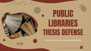 Public Libraries Thesis Defense