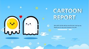 ดาวน์โหลดเทมเพลต PPT สไตล์ MBE การ์ตูนสีน้ำเงิน