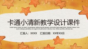 Materiały szkoleniowe dotyczące projektowania nauczania w kreskówce Fresh — żółty, czarny, szary