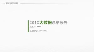 Informe resumido de Big Data: verde gris