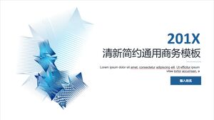 Świeży i minimalistyczny uniwersalny szablon biznesowy - niebieski, czarny i biały