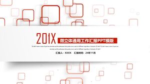 Mikro stereoskopowy uniwersalny raport z pracy Szablon PPT