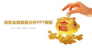 Шаблон PPT для анализа данных о финансах бизнеса