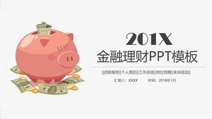 Szablon PPT zarządzania majątkiem finansowym