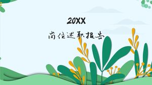 Raport opisujący stanowisko pracy dla stanowiska 20XX