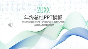 Templat PPT ringkasan akhir tahun