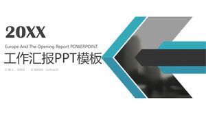 Modelo PPT de relatório de trabalho 20XX