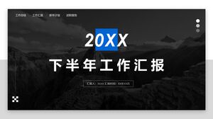 Arbeitsbericht für das zweite Halbjahr – Schwarz, Weiß und Grau