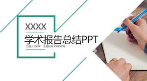 Academic Report Summary PPT