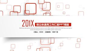 Micro Stereoscopic Universal Work Report PPT Template