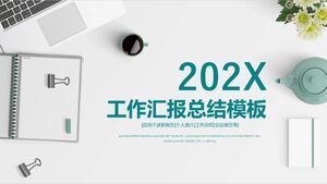 Modèle de résumé de rapport de travail