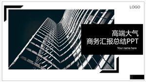 Podsumowanie raportu biznesowego dotyczącego atmosfery najwyższej klasy PPT