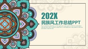 Podsumowanie pracy w stylu etnicznym PPT