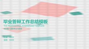 Modello riassuntivo per il lavoro di difesa della laurea