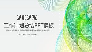 Szablon PPT podsumowujący plan pracy