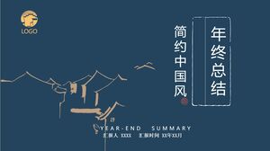 Podsumowanie końca roku — kolor niebieski