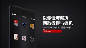 PPT-Vorlage für den Geschäftsbericht – Buntes Dreiecksspleißen