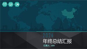 Yıl sonu özeti PPT şablonu