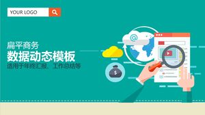 Modello PPT di relazione annuale e riepilogo del lavoro