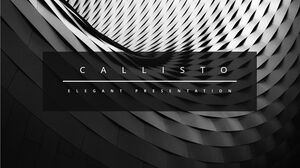 Minimalist PPT template - Platinum - Maple Leaf