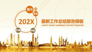 Szablon raportu podsumowującego pracę PPT