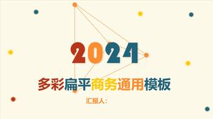 Modello PPT generale aziendale - colorato - piatto