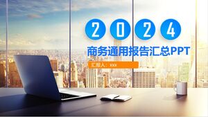 Templat Umum Bisnis - Kuning Biru