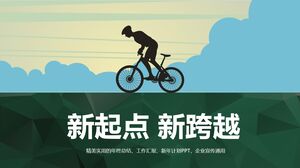 Neuer Ausgangspunkt, neuer Sprung nach vorne – Hellblau und Gelb – Fahrradhimmel