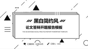 Plantilla de informe de apertura de defensa de tesis
