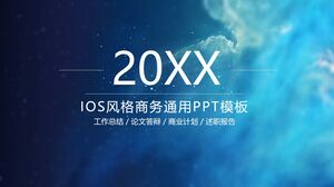 Uniwersalny szablon biznesowy PPT w stylu IOS